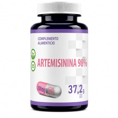 Hepatica Artemisinin | 250 mg | standardisiert auf 98% | hochdosiert reiner Einzelwirkstoff | 120 vegane Kapseln | 4 Monate Vorrat | GMP & Laborgeprüft