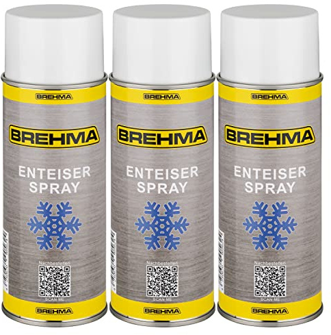 3x BREHMA Enteiserspray 400ml Entfroster scheibenfrei Frostschutz Scheibe