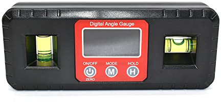 Big Horn 14223 6-Inch Digital Level, Angle Slope with LCD Display and Magnetic Base with Vertical & Horizontal Spirit Bubble Vials
