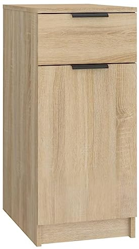vidaXL Büroschrank Sonoma-Eiche 33,5x50x75 cm Holzwerkstoff