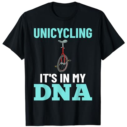 Einrad Fahrrad Lustiges Training Lernen Radfahren T-Shirt