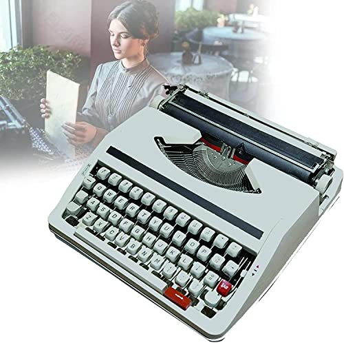 Vintage-Schreibmaschine für einen nostalgischen Flow – manuelle Schreibmaschine, tragbares Modell für entfernte Schreiborte – Klassische Textverarbeitung von Writer – Schreibmaschinen für Schriftst