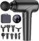 Massagepistole, Muskel Percussion Massagegerät, Massage Gun mit LED-Touchscreen, 20 Geschwindigkeiten, 9 Massageköpfe, Tragetasche, Leise Elektrische Massage Pistole, Geschenk für Männer & Frauen