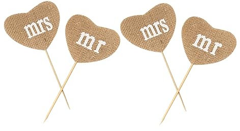 Adornos para Tartas con Forma de Corazón Únicos Decoración para Tartas de Boda Adornos para Postres Y Más.