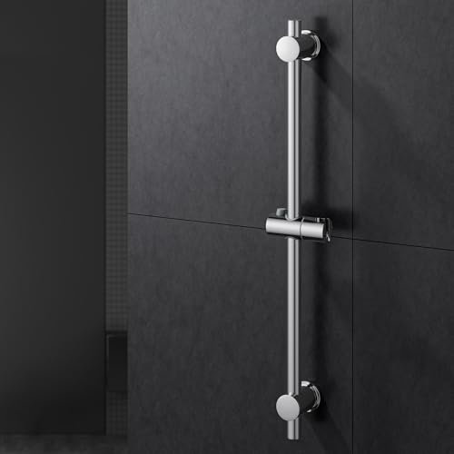 MORADO Asta Doccia 68cm in Acciaio Inox,Asta Doccia con Supporto per Soffione Doccia,Cromo