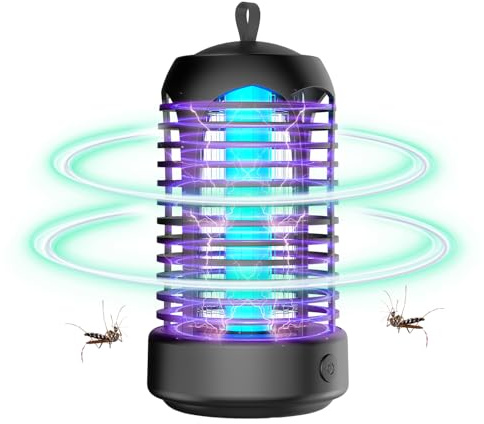 Électrique Lampe Anti Moustique, Haute Puissance,Longueur d'onde de 365nm à moustiques pour Insectes Volants, Ampoule de Lampe Anti-moustiques, Lampe Anti Moustique avec LED,Tueur d'insectes