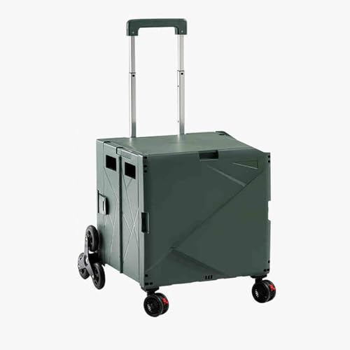 Wheelbarrow Cart Utility Wagon，Collapsible Wagon Cart，Wheelbarrow(Green)