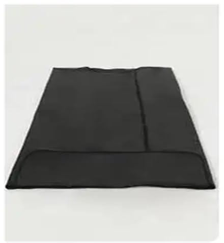 Couverture de Sauna à infrarouge lointain, SPA domicile, 2 zones perte poids, couverture pondérée, thérapie corporelle for la désintoxication du Fitness(Black)
