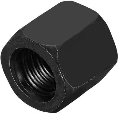 QUARKZMAN M18x1.5mm Steigung Sechskantmuffen 26mm / 1 Länge Güte 10.9 Kohlenstoffstahl Vollgewinde Stangenmutter Gewindestift Feingewinde Rohrverbinder Befestigungselemente Schwarz