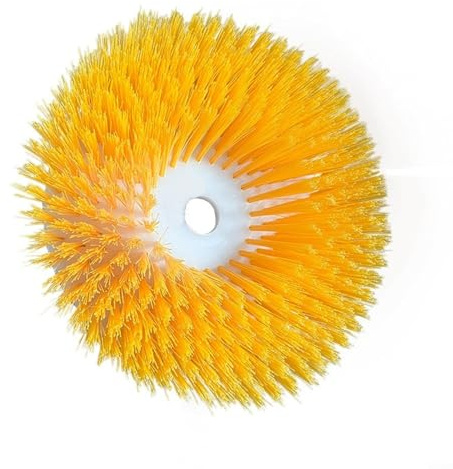 Brosse à récurer électrique pour le nettoyage du sol avec batterie rechargeable et têtes de brosse en nylon interchangeables pour carrelage, moquette, bois dur (30,5 cm)