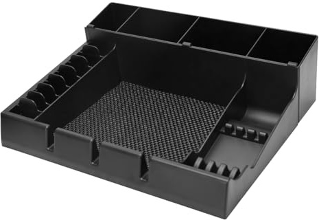 Jnchdghwa Bandeja para Cortapelos, Soporte para Recortadora de Pelo, Estuche Multifuncional para Maquinillas de Afeitar, Peines y Pinzas para Peluquería.