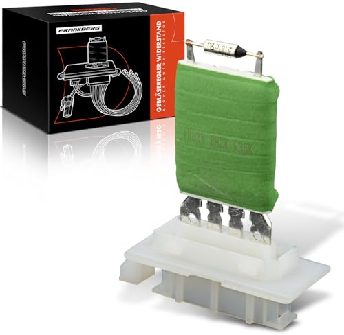 Frankberg Vorwiderstand Gebläse 1K0959263 | Kompatibel mit Altea XL 5P5 5P8, C.a.d.d.y III Kasten 2KA 2KH 2CA 2CH, CC 358, A3 8P1, O.c.t.a.v.i.a II 1Z3, Q3 8UB 8UG