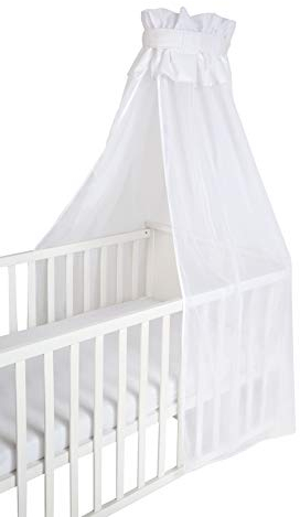 roba Babybett Himmel, weiß, aus 16% Baumwolle, 84% PES, (HxBxT) 160 x 250 x 0,5