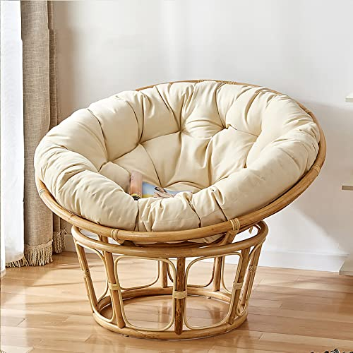 OLAMASA Papasansessel Kissen Sitzauflage Rundes Dicke Stuhlkissen Bequem Weich Sitzkissen Hängesessel Stuhlauflage Polster für Papasansessel Auflage für Indoor (A 170x120cm/66.93x47.24in)