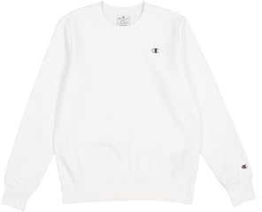 Champion Legacy Basics W-Light Powerblend Fleece Crewneck Tröja Kvinnor, Vit, M