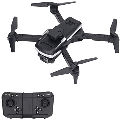 S162 FPV RC-Drohne, 4K HD Dual-Kamera-WLAN-Quadrocopter mit Wegpunktfliegen, Geschwindigkeit Einstellbar, 360°-Flips, Automatisches Fotografieren, Automatisches Schweben,