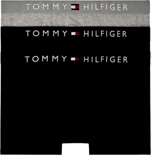 Tommy Hilfiger Herren Boxershorts Trunks Unterwäsche, Mehrfarbig (des Sky/Grey Htr/des Sky), M