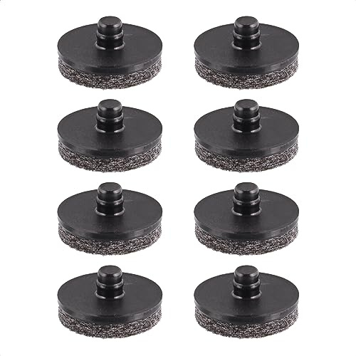 Wagner QuickClick® Filtglidare, möbelglidare, stolsglidare, set om 8, utbytbara ersättningsglidare, ullfilt, ultramjuk, diameter Ø 20 mm för bas, SMART – Tillverkad i DE – 15787900