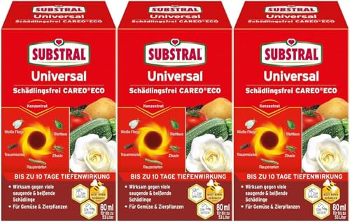 3 X 80ml Substral®Universal Schädlingsfrei Careo Eco