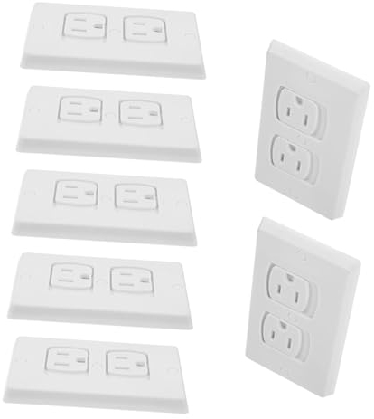 RORPOIR 10stücke Steckdosenschutzabdeckungen Selbstschließend Kindersicher Für Wandsteckdosen Sicherer Schutz Für Zuhause Für Küche Wohnzimmer Bad Und Schlafzimmer