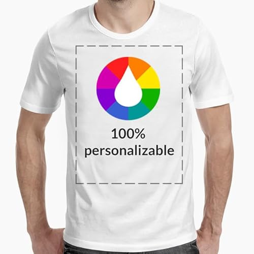 Genérico Camiseta Personalizada · Personalizable con Tus Fotos y Textos · A Todo Color Serigrafía