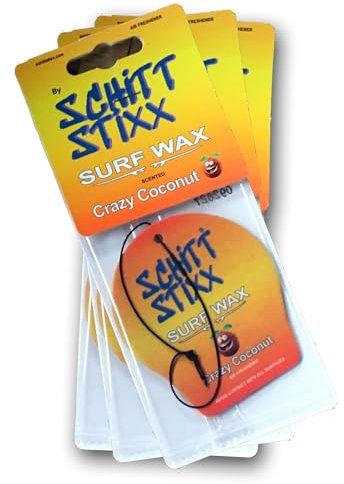 Schitt Stixx Crazy Coconut Scented Car Air Freshener - single unit