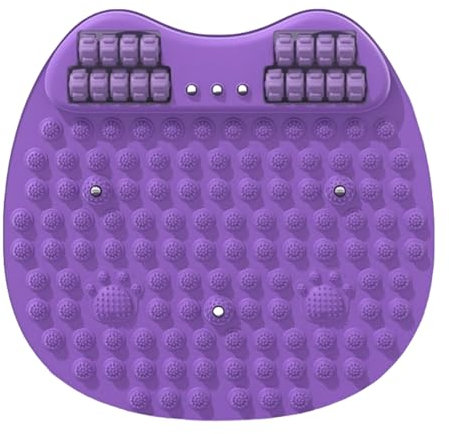 Tavola per digitopressione da jogging, per massaggi e digitopressione, tappetino per massaggi ai piedi, per agopressione per dragare i meridiani e rilassare i muscoli (viola)