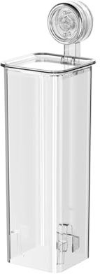 IOIUSKKU Portabicchieri dispenser montato trasparente in ABS per carta, bicchiere di plastica incluso per contro o montabile a vite
