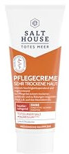 SALTHOUSE Totes Meer Pflegecreme bei extrem trockener, gereizter Haut - Creme mit Totes Meer Mineralien, Totes Meer Magnesium, Urea & Sheabutter wie etwa auch bei Neurodermitis, 75 ml