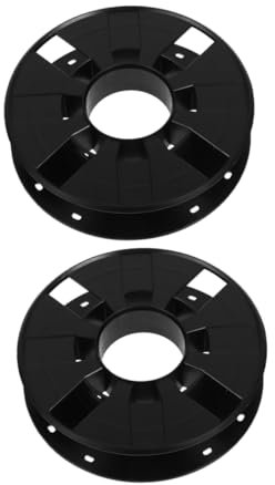 NUOBESTY Avvolgicavo e Filamento in 3d per Stampante 2 Nero Pezzi 0,25 Kg Organizzazione Studio Casa