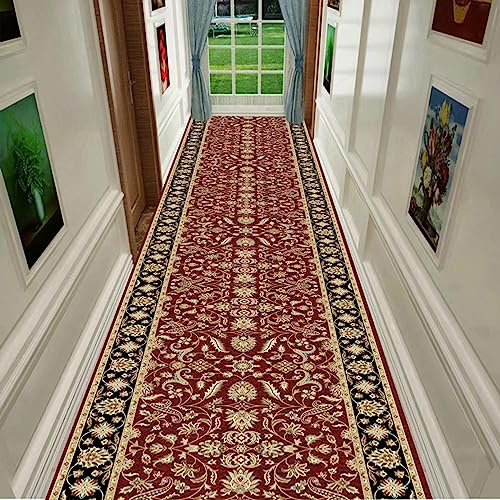 Tappeto passatoia antiscivolo extra lungo 1,4 m x 6 m, lavabile, stretto, per cucina, corridoio, scale, resistente, facile da pulire, ideale per aree ad alto traffico