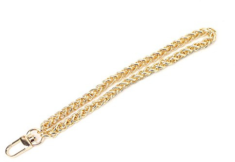 Gissroys ersättning handrem clutch armband plånbok myntficka för nyckelring tillbehör väskkedja rem guld, Guld