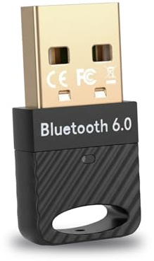 Adattatore Bluetooth USB 6.0, Chiavetta Bluetooth per PC, Bassa Latenza