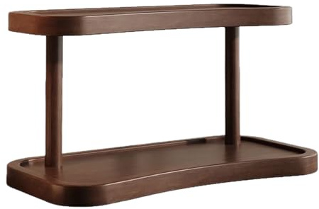 Portabicchieri In Legno - Ripiano Organizer Da Cucina | Organizzatore Multifunzionale Per Stazione Del Caffè, Organizzatore Per Scaffali A 2 Livelli, Espositore Per Tazze Per Adulti Cucina Per Famigli