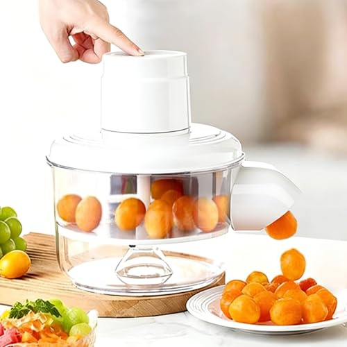 Electric Grape Peeling Machine,3 in 1 Automatic Fruit Peeler Tool,Rechargeable Garlic Peeler Machine,USB Multi-Function Portable Small Electric Potato Peeler Fully for Home Kitchen (White)