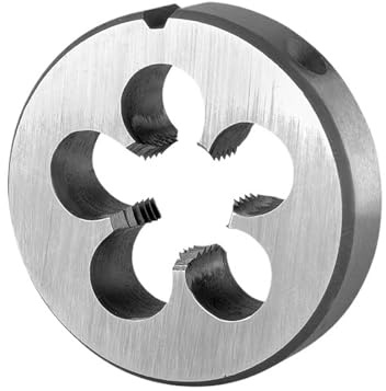 Matrices de roscado redondas, Terraja métrica M12 redonda, paso de 0,5 a 1,75 mm, rosca derecha(M12x1.25)
