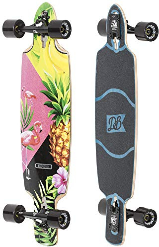 DB Longboards dolk 36 tum Piña Colada lönn longboard komplett, grön