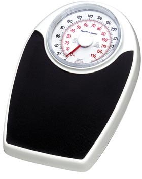 Health O Meter Mechanical Floor Scale Capacity: 330 lbs/150 kg, Oversized 142KLS