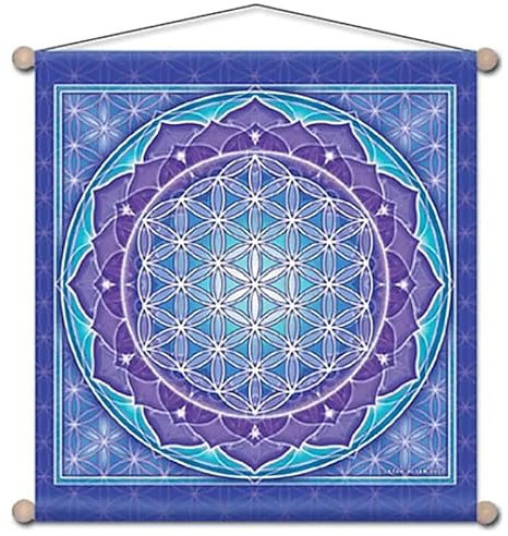 Panotophia Wandschmuck für Meditation Blume des Lebens