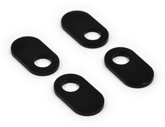 ZIEGER 10008199 Adapterplatten für Motorrad Blinker Indy Spacer Blinkeradapter Blinkerverkleidung M8