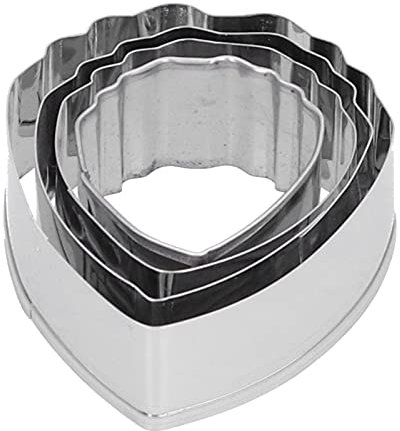 Tagliabiscotti Fiore, 4 Pezzi In Acciaio Inox Gum Paste Fiore Fondente Fiore Cookie Cutter Fiore Che Fa Strumento Biscotti Biscotti Maker Stampo Forniture Da Forno