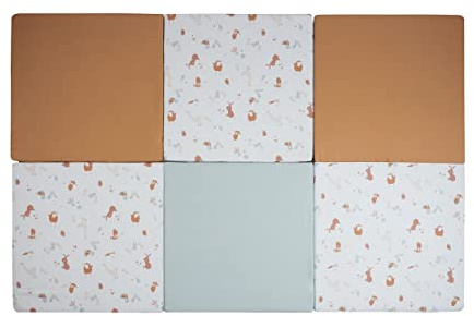 TINÉO - Krabbeldecke – großer Spielteppich für Babys – Motorikmatte – Bodenmatte für Babys – multifunktional 5-in-1 – 120 x 180 cm