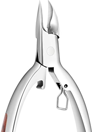 Profi Nagelknipser für Dicke Fußnägel und Fingernägel Professioneller Ingrown Zehnagel-Klipper aus Edelstahl mit Sicherheits-Verriegelung, Rostfrei und Scharf