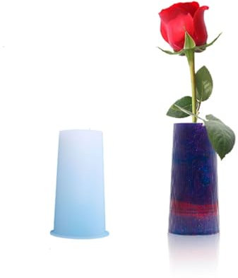 MORICOH Silicone Vase, Bottle-shaped Mould for DIY Crafts and Home Decor, Perfect for Homemade Decoration (10 cm x 6 cm)