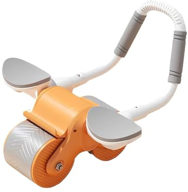 AouiSton Ab Roller, Rebound bauchroller, Automatisch rebound bauchtrain, Bauchroller mit rebound mit Kniematte, zum training der coremaster, Bauchmuskeltrainer für Reisen und Hause