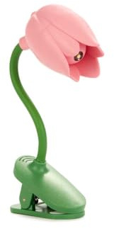 Balvi Lampe de Lecture Tulip Couleur Rose Lampe Flexible en Forme de Tulipe avec Clip pour Lire la Nu