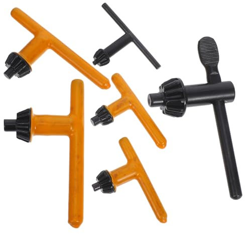 iplusmile 6 Pièces Clé à mandrin clé de mandrin pour perceuse à colonne accessoires de perceuse à colonne clé de mandrin de perceuse PVC
