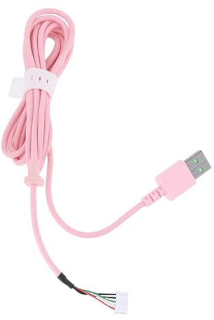 Briny River USB-Kabel Datenleitung Audiokabel Kompatibel mit Razer Kraken Kitty Edition Kompatibel mit Ultimates Edition-Kopfhörern Pink