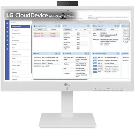 LG ThinClient 24CR671N-2P 60.4cm 23.8Zoll 16 9 1920x1080 250cd/m2 1000 1 5ms Intel - Thin Client - Pentium N (24CR671N-2P)