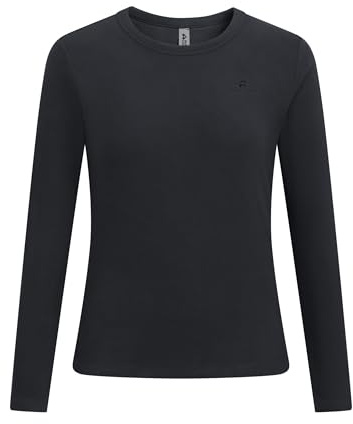 Pioneer Camp Damen Fleece Pullover Winter – Weicher Ski Fleece Pulli mit Rundhalsausschnitt für Trekking, Wandern, Camping, Outdoor-Aktivitäten – Warmes Fleeceshirt